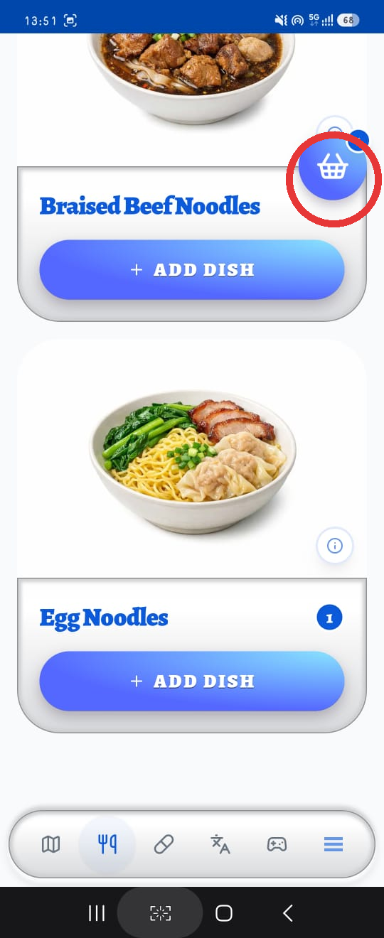 Open your cart in Speak Thai for Me