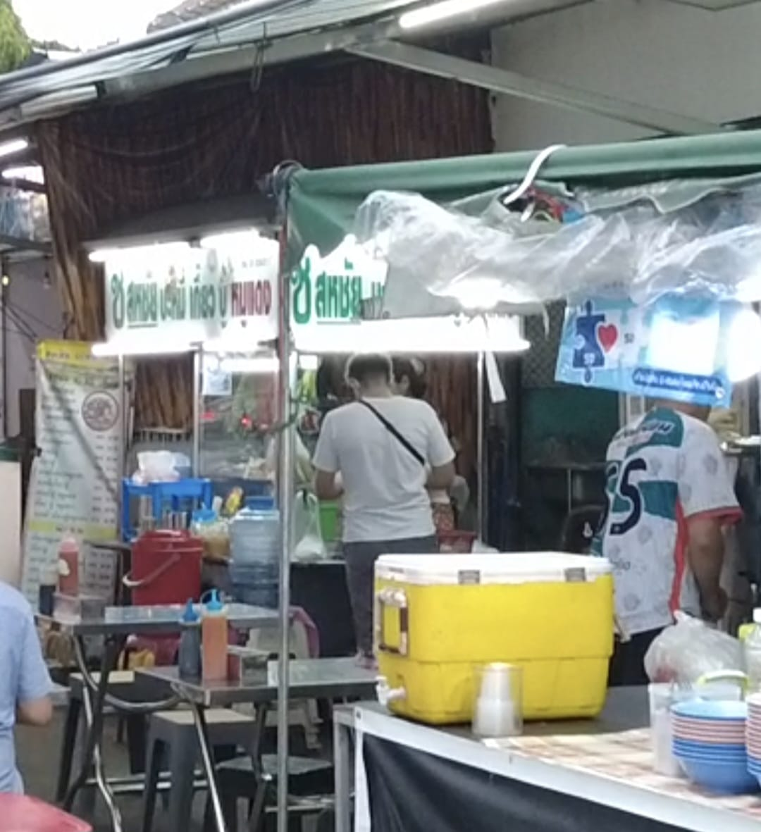 Local noodle shop in Thailand