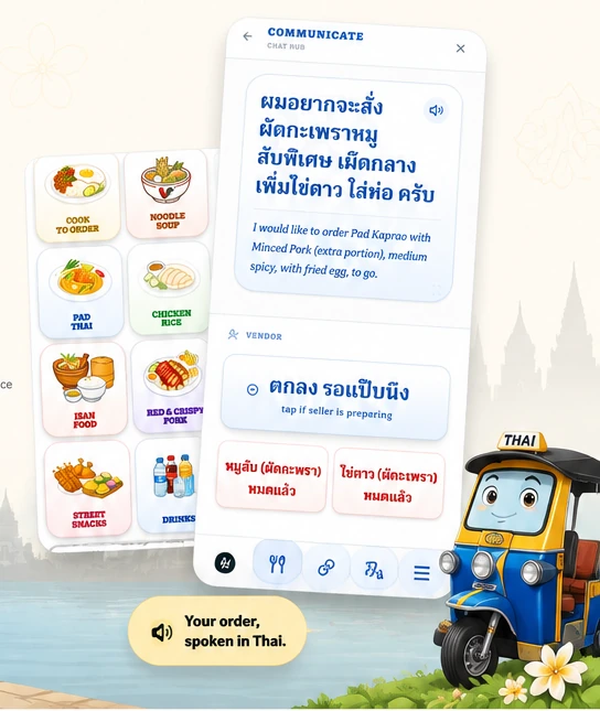 Speak Thai for Me app preview